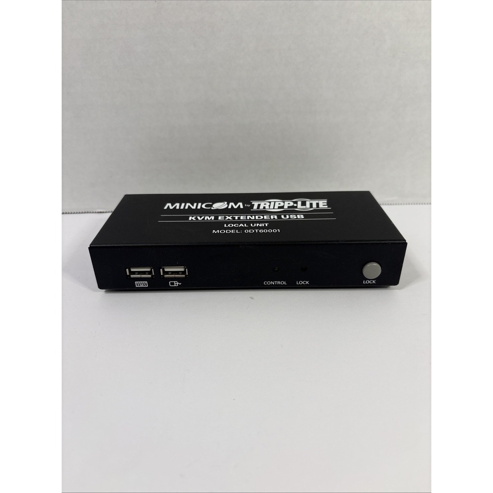 Tripp Lite 0DT60001 Black VGA Over CAT5 Video Transmitter – As Is Untested